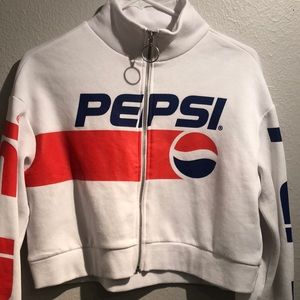 A Pepsi cropped sweater (H & M)